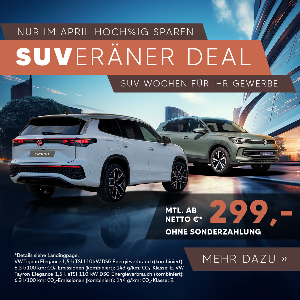 Beitragsbild VW SUV Wochen Aktion