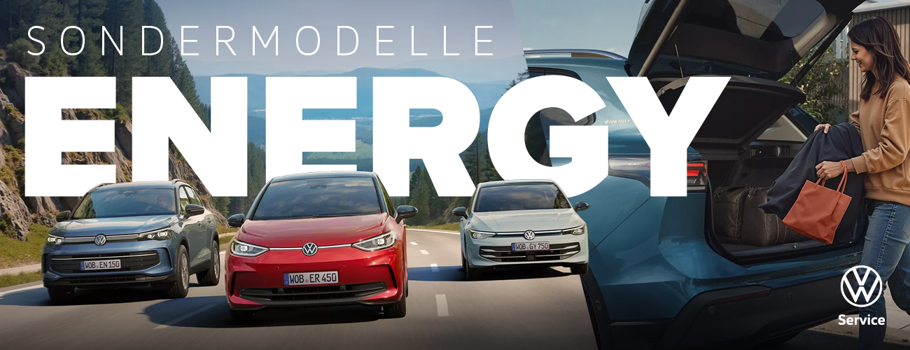 HEADER VW Energy Sondermodelle HEADER VW Energy Sondermodelle