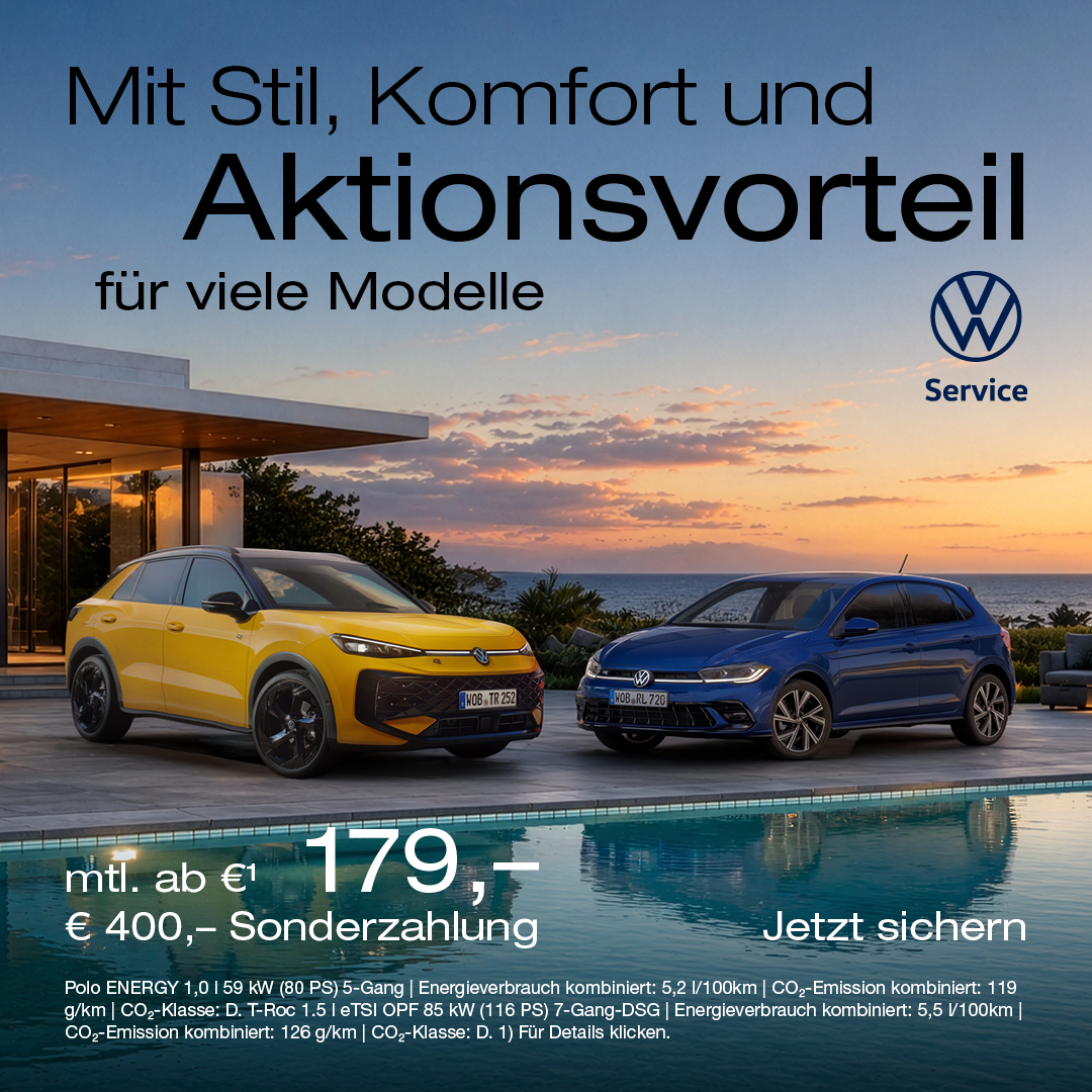 VW Sonderleasing Aktion VW Sonderleasing Aktion